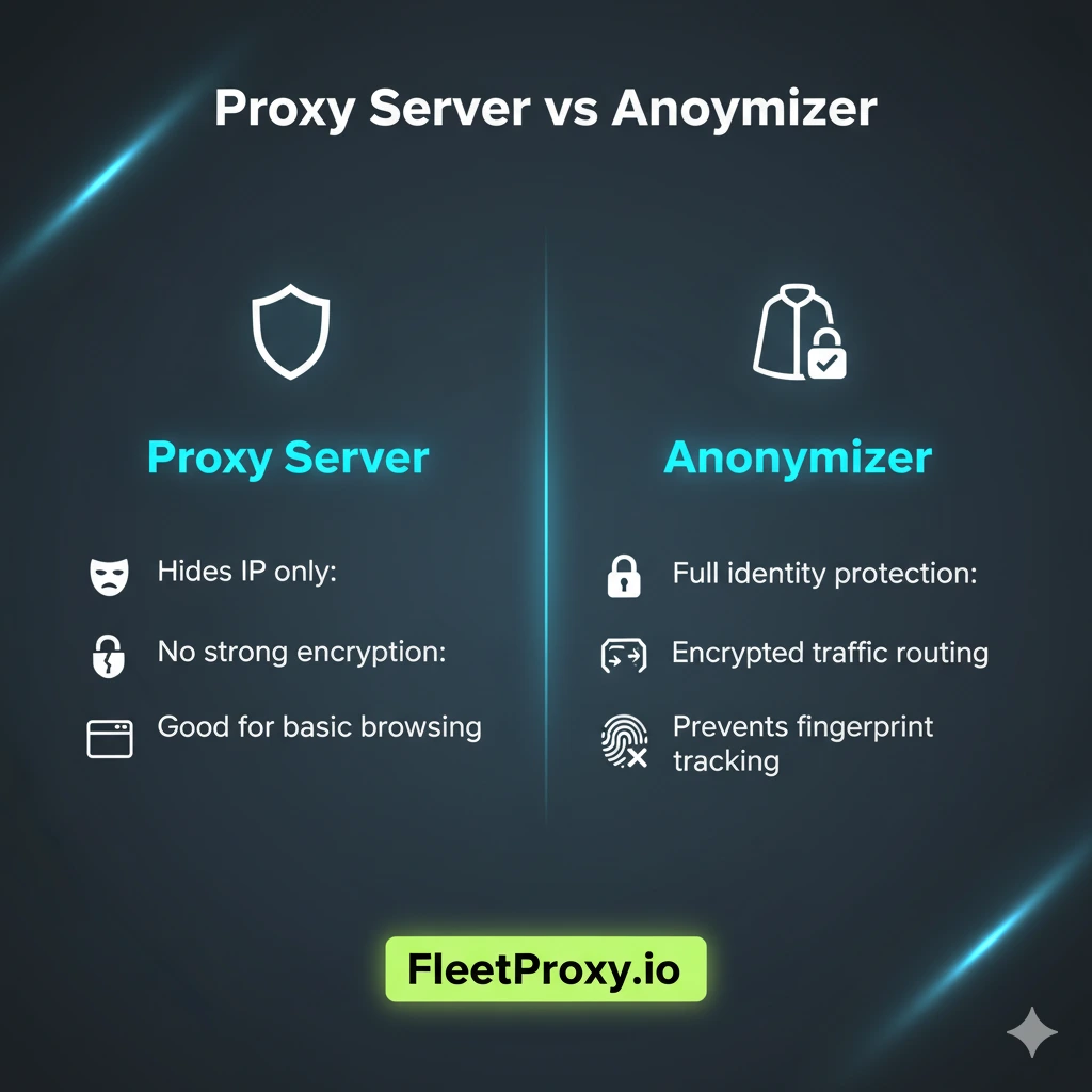 Proxy server and Anonymizer