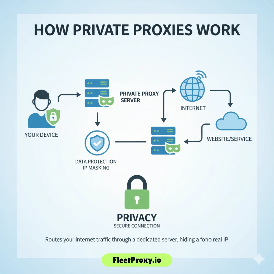 How private proxies work?