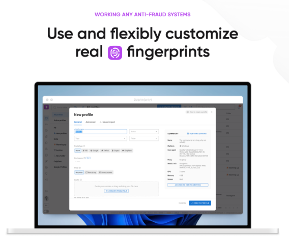dolphin anty fleetproxy dashboard