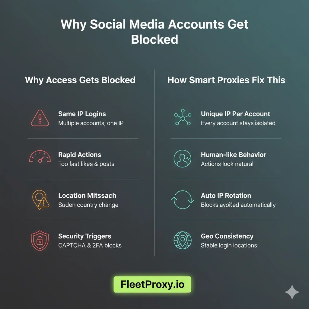 social media proxy server